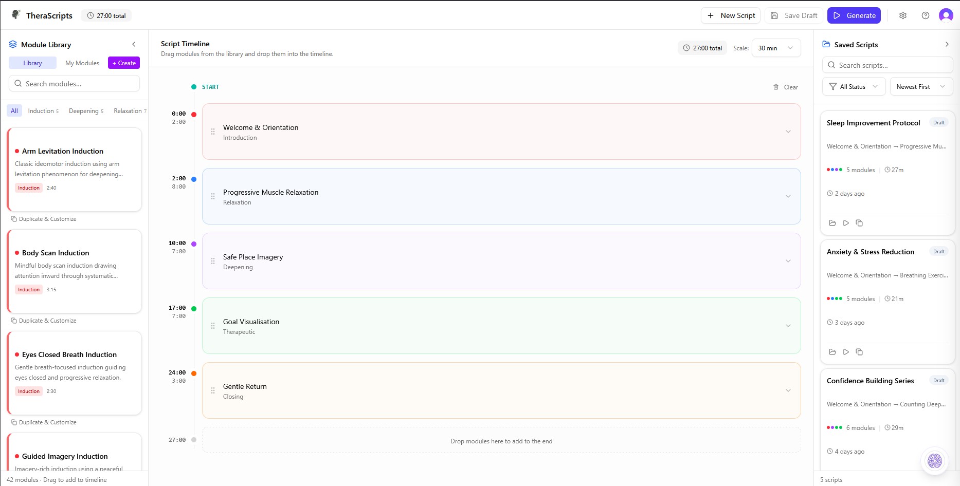 Script builder